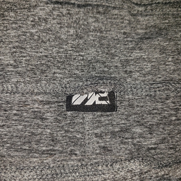 S2 1x grey sheer mesh inset athletic yoga leggings - Picture 12 of 13